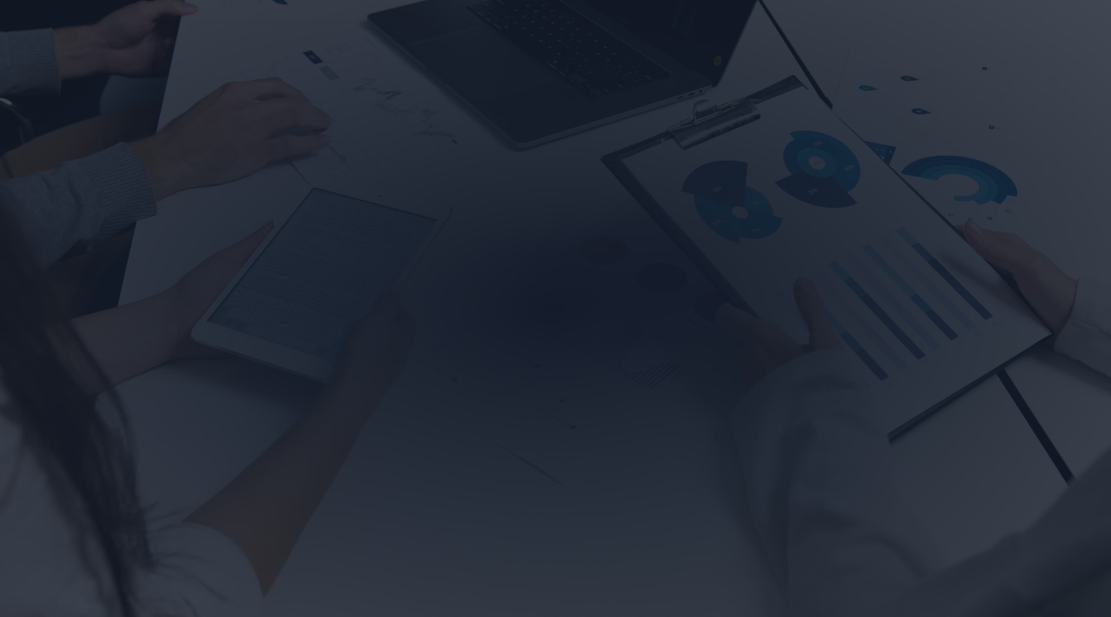 Hero background for marketing analysts